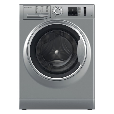 Ariston Front Load Automatic Washing Machine - 7 KG - Silver - NM10723SSEX