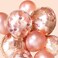 Generic Confetti Foil Balloon 30Pcs/Set Party Supplies Banner Paper Garland For Happy Birthday Party Decoration Kids Baby Party Supplies Air Wedding Decoration Metallic Balloons