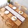 Santa Claus Christmas Table Runner - Cotton Table Cover, Dining Decor - Festive Indoor and Outdoor Christmas Party Decoration for Home and office