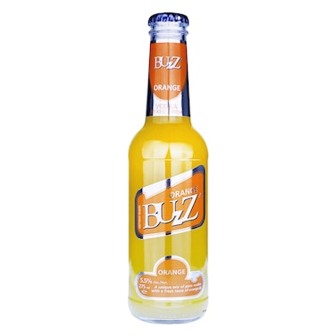 Buzz Orange 5.5% Alcohol Mix Vodka Drink 275ml