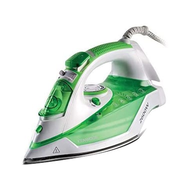 Kenwood Steam Iron STP70.000WG, 2600 W, 350 ml, White and Green, Ceramic Soleplate