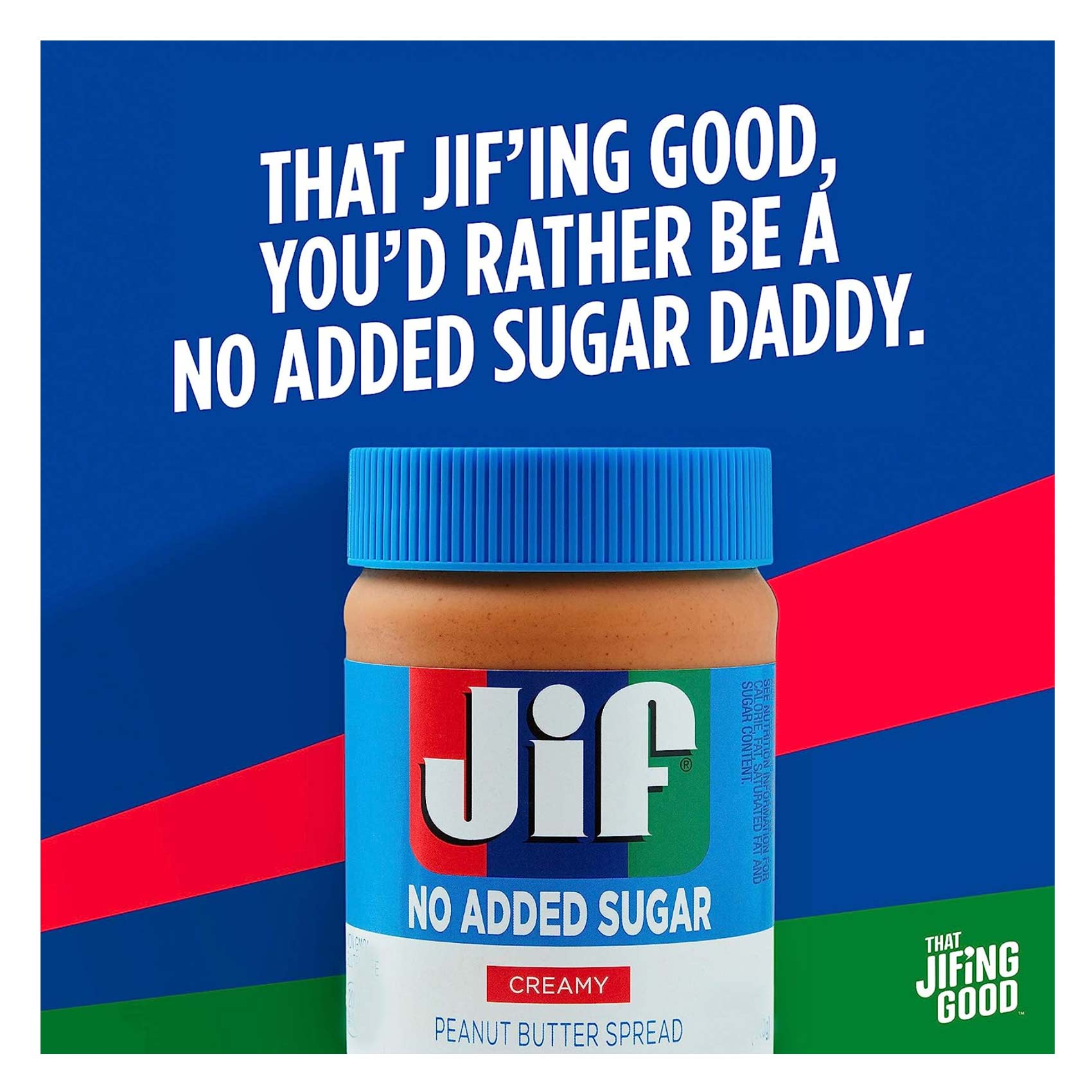Jif Peanut Butter No Added Sugar Creamy 439 Gram product thumbnail 3