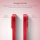 Moxedo Camera Lens Protector, 9H Tempered Glass, Aluminum Alloy Individual Ring Camera Cover Screen Protector Compatible for iPhone 13 6.1 inch/ 13 Mini 5.4 inch (RED)