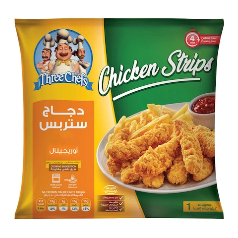 Three Chefs Chicken Strips - 1kg