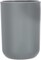 Plastic Tumbler for Bathroom, Grey, 7.3 x 7.3 x 10.3 centimeters