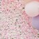 Pink &amp; White Flower Wall Backdrop Tile