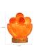 Geohoney Himalayan Salt Fire Bowl Lamp With Crystal Balls