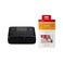 Canon Selphy CP1300 Photo Printer Black and Photo Paper Pack of 108