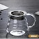 1CHASE&reg; Borosilicate Heat Resistant Glass Coffee Server Pot For Pour Over Coffee Maker, Hand Drip Coffee Jug Decanter (300 ML)