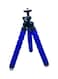 Generic - Mini Flexible Tripod For Smartphones/Camera Blue/Black