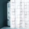 Generic Square Print Waterproof Shower Curtain 180cm x 200cm
