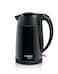 Bosch DesignLine Stainless Steel Cordless Kettle, 1.7 Litres, 3000W - Black, TWK3P423GB