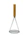 Stainless Steel Potato Masher Silver/Beige 25x8centimeter