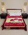 Parry Life Emarati Floral Maroon Double 2 Ply Embossed Blanket 200*240 cm