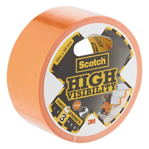 Scotch Duct High Visibility Orange. 1 roll/pack