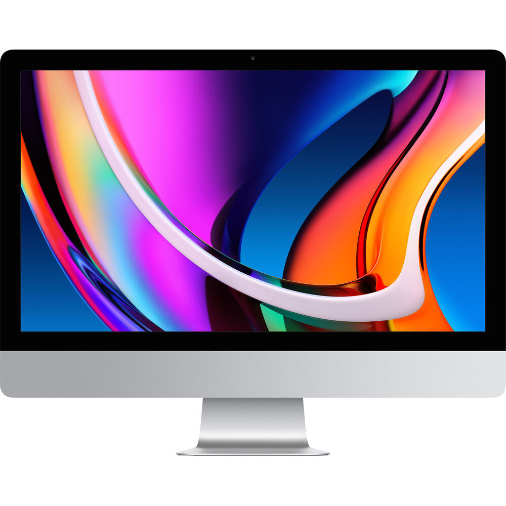 Apple iMac Retina 5K 27-Inch -3.3GHz Intel Core i5 6-Core, 8GB Ram, 512GB SSD, Radeon Pro 5300 4GB Graphics, Silver, English Keyboard