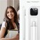 Elago Pencil Holder Compatible with Apple Pencil 1 and 2, Strong Adhesive Sleeve, Attach to Tablet Case, PU Leather and Soft Lycra Material, Stylish Design, Elastic Pocket, Scratch-Free [White]