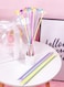 Macaron Colorful Balloons Holder multi color poles long plastic stand kit cups and sticks for Birthday Baby shower Decorations pack of 40pcs
