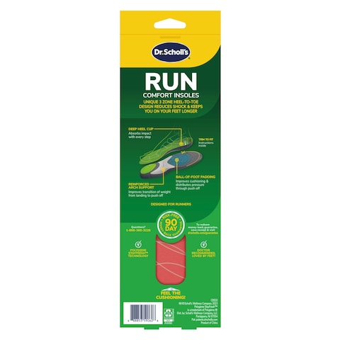 Dr.Scholl&#39;s Active Run Comfort Insoles for Women Size 6 to 10