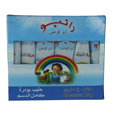 Rainbow Full Cream Instant Milk Powder - 20 Sachet