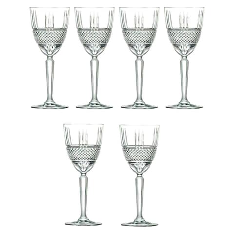 RCR Italy Brillante Wine Goblet Set 230ml 6 PCS