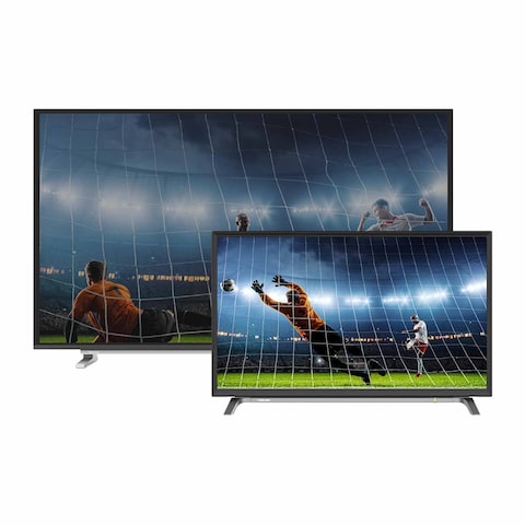 Toshiba 65-inch Smart 4K UHD TV - 65U5965EA + 32-inch TV - 32L2600E