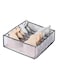 Generic Foldable Underwear Storing Box Grey/White