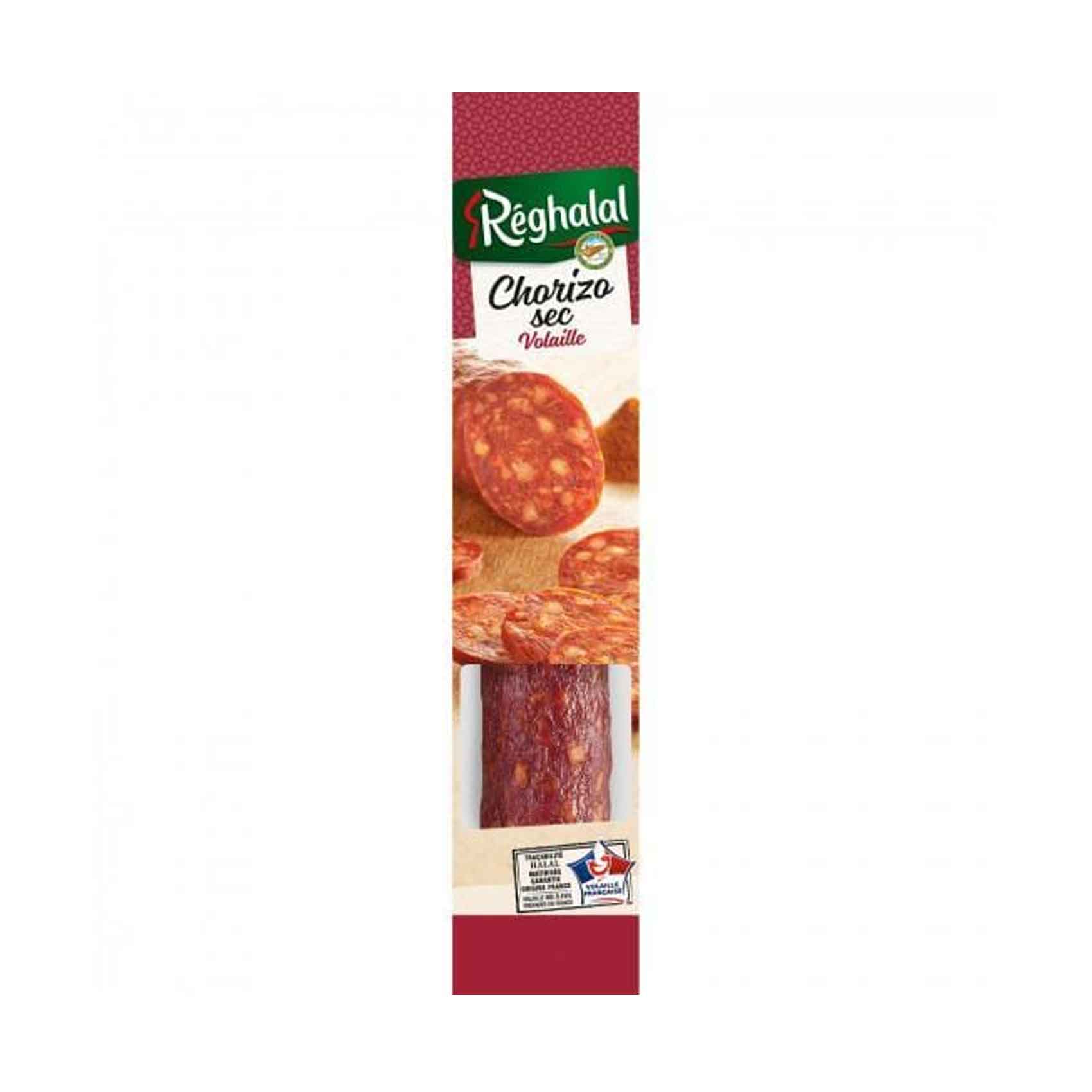 Reghalal Halal Chorizo Dry Poultry & Veal 170g