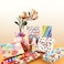 6 Pattern &amp; 6 Color Gift Wrapping Paper Set (50x70 cm) with 10 Meter Ribbon &amp; Transparent Tape
