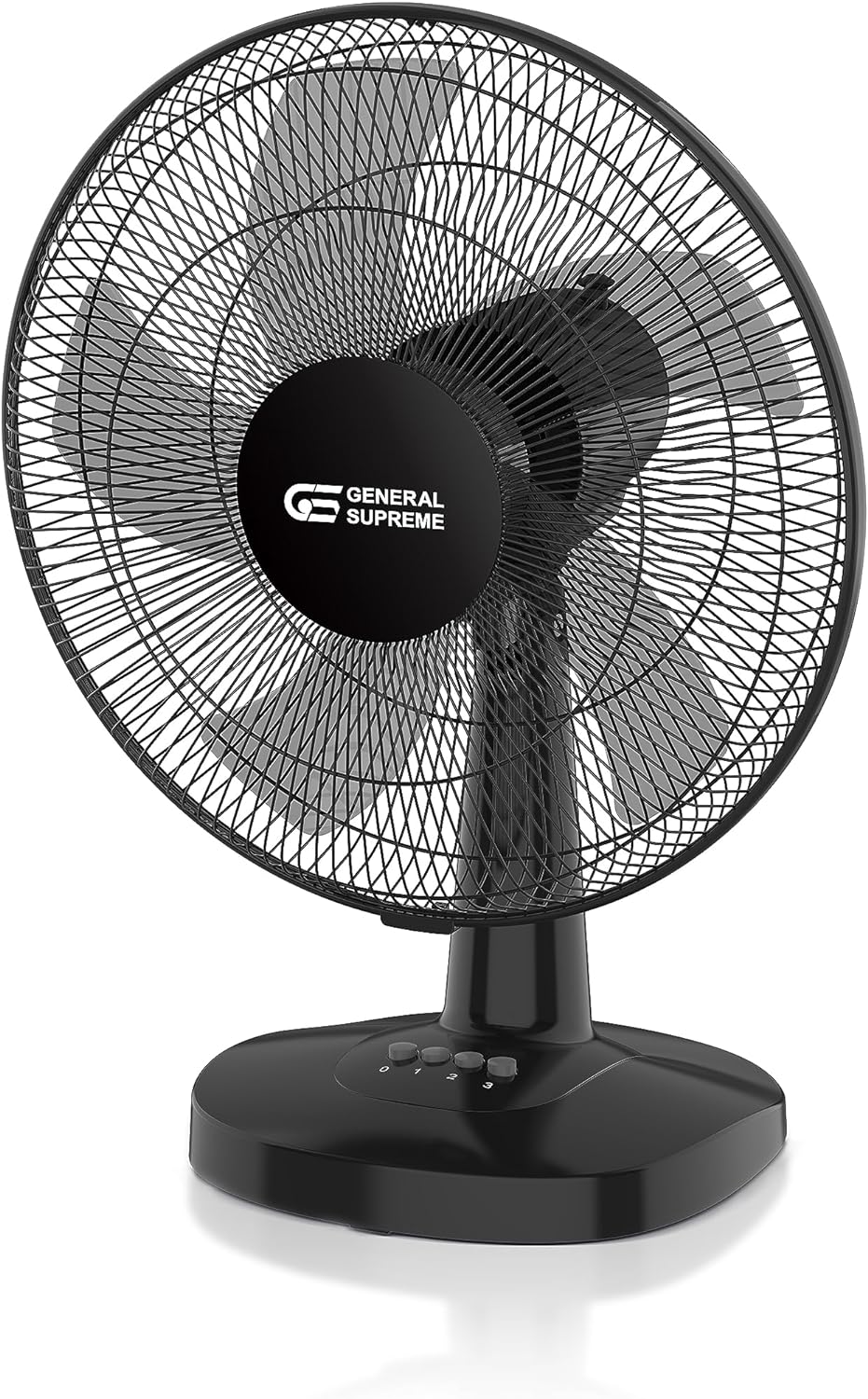 Buy GS General Supreme Table Fan, 3 Blades, Black Online | Carrefour KSA