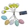 Generic-10 LEDs Easter Egg Shape String Light 1.65m/5.41ft Fairy Lights Colorful Battery Operated String Lights for Indoor Patio Holiday Bedroom Party Indoor Wedding Festival Tree Decoration