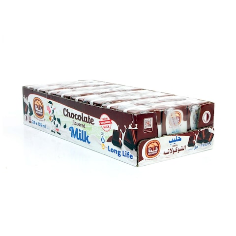 Baladna Milk Chocolate Flavored 125ml x Pack of 24