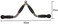 ULTIMAX V Rubber End Cable Machine Attachment Barbel Machine Cable Attachment Pro Grip Revolving Non Slip Handle Bar Pro Grip Revolving pull down Lat Bar-Silver, for Bicep Tricep