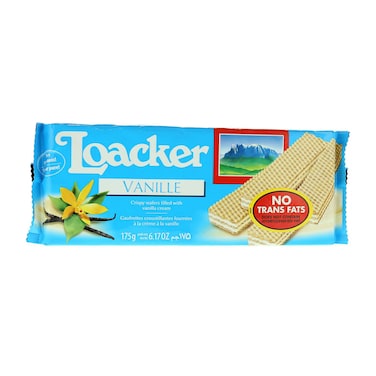 Loacker Vanille Crispy Wafers 175g
