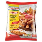 Buy Americana Zingz Chicken Strips Hot and Crunchy 750g in UAE