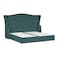 In House Taj Mahal Velvet Bed Frame - Queen - 200x140 cm - Turquoise
