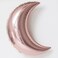 Qualatex Crescent Moon Foil Balloon- 35-Inch Size- Rose Gold