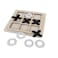 Tic-Tac-Toe Game Toy - Classic Wooden Checkerboard Educational Family Game Toys Set, Portable Casual Tabletop Game for Adults and Kids
