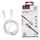 mpBLBERRI BLB-U321 Type C - Lightning PD Cable 2 Meter, White