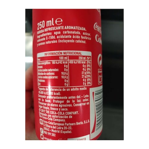 Coca Cola Original Taste Soft Drink Can - 250ml