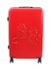 Biggdesign Lightweight Cats Design Carry On Luggage With Spinner Wheel And Lock System Red 24-Inch