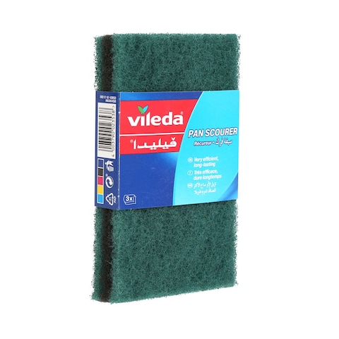 Vileda Dish Washing Scourer / Scouring Pad 3Pcs