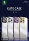 Green Lion Elite Case With Matte Electroplating Bumper Compatible With iPhone 14 Pro Max (6.7") (Silver)