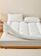 Mattress Topper With 4 Corner Elastic Straps Box Design Stiched 6cm Thick 180x200cm