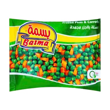 بسمة بسلة بالجزر مجمدة - 400 جرام