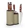 Kitchen Knife Set With Stand - 8 PCS Knife Block Set with attractive stand High Carbon Stainless Steel - Ultra Sharp