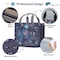 Nohoo Kids 16 Inch School Bag with Lunch Bag, Handbag and Pencil Case (Set of 4) Shark - Grey