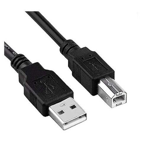 2B Dc017 USB Connecting Printer Cable - 3m - Black