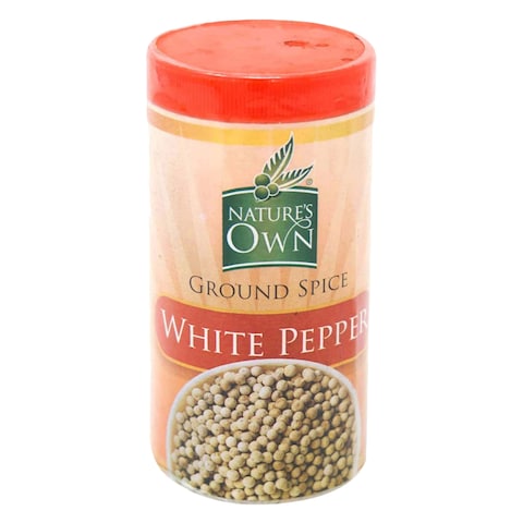 Nature&#39;s Own Ground Spices Whole White Pepper 40g