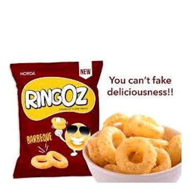 Ringoz Barbeque Corn Puff Snack 13g